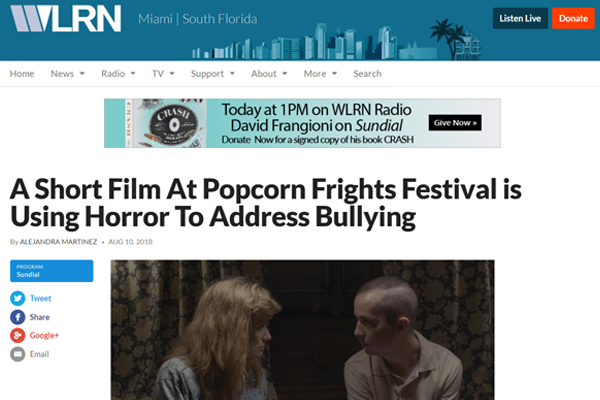 Amy Hoerler A Short Film At Popcorn Frights Festival is Using Horror To Address Bullying (thumbnail)